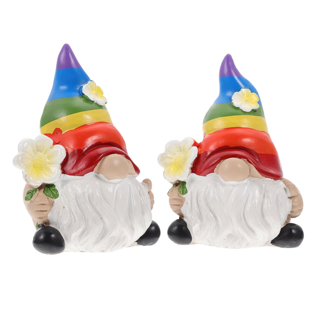TOYANDONA 5 Sätze Gartenzwerge Lustige Deko Figuren Für Garten Und Wetterfeste GNOME Mit Niedlichem Design Als Für Gartenliebhaber Wohnaccessoire 2 Stück * 5