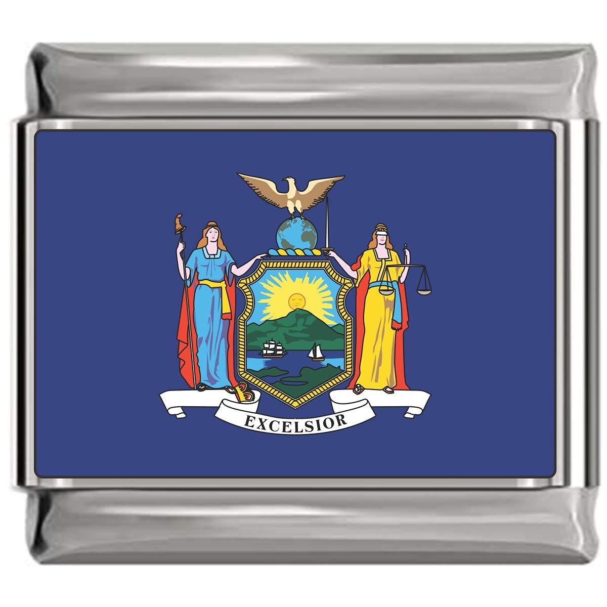 NewCharms State Flag Photo Italian Charm Charm - US States