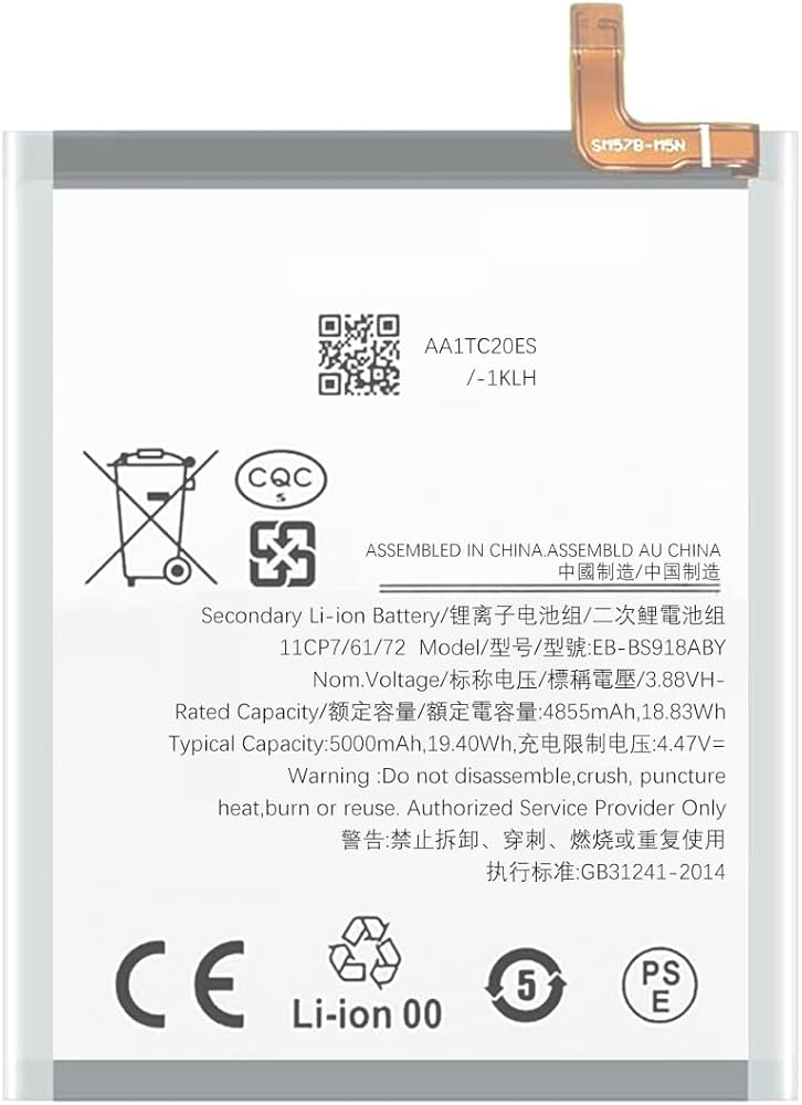 Amazon.com: AFSONGOO Galaxy S23 Ultra Battery, Battery Replacement