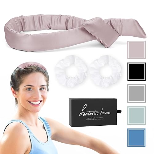 Miniatura 7 de Rizador de pelo de seda sin calor, diadema de seda de morera para la noche, sin calor, rizadores de pelo de seda sin calor para dormir, rizador de