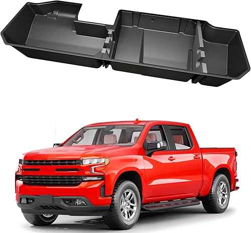 Miniatura 1 de FengYu Caja de almacenamiento para debajo del asiento compatible con Chevy Chevrolet Silverado 1500GMC Sierra 1500 2019-2025, SilveradoSierra