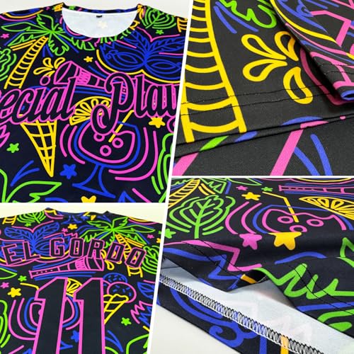 Camisetas personalizadas de béisbol de verano casual para hombres, mujeres, jóvenes y niños con nombre, número y logo impresos miniatura 5