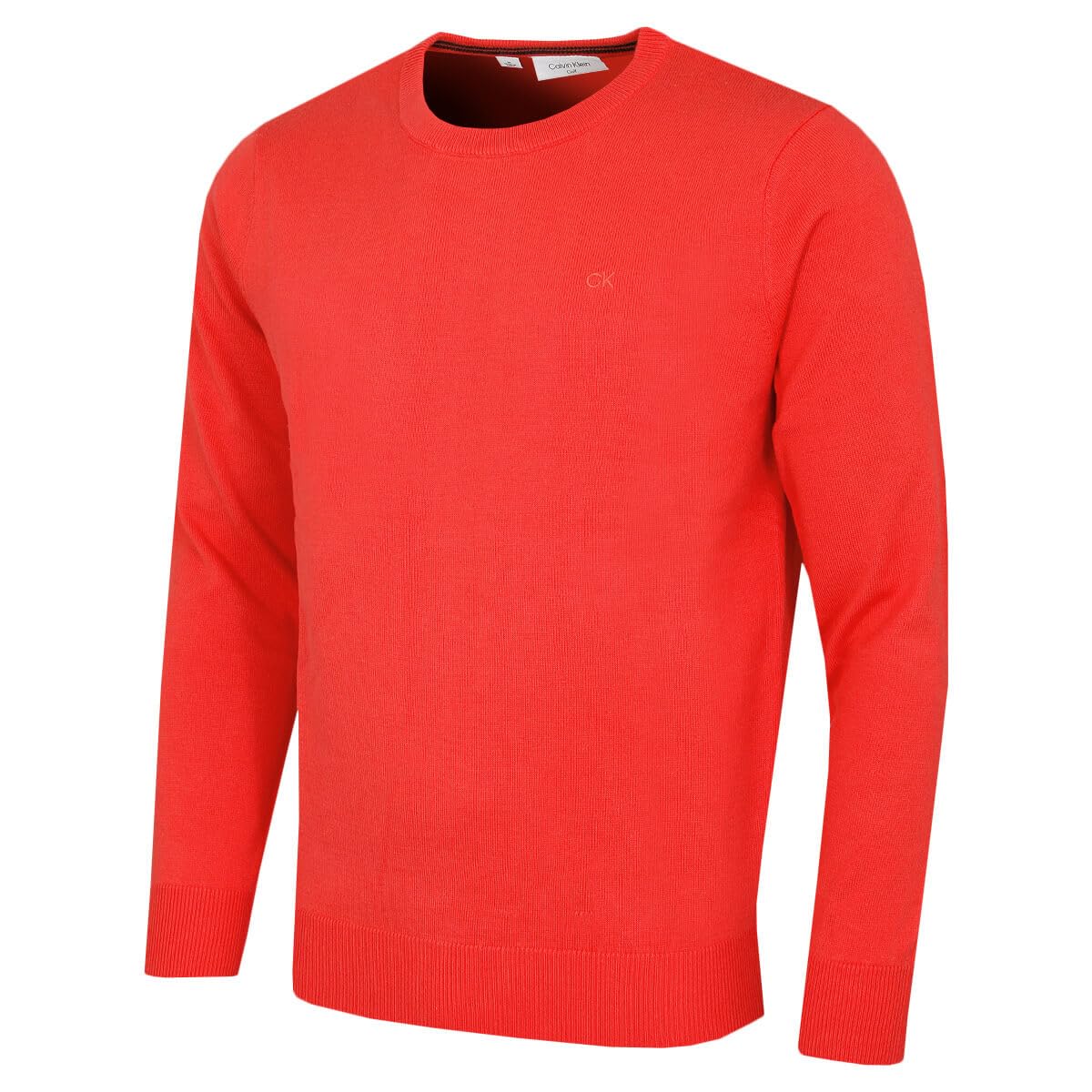 Calvin Klein Men's Coral Crew Neck Cotton Sweater - Xxl