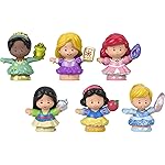 Fisher-Price Little People Toddler Toys Disney Princess Gift Set with 6 Character Figures for Preschool Pretend Play Ages 18+ Months (Amazon Exclusive)