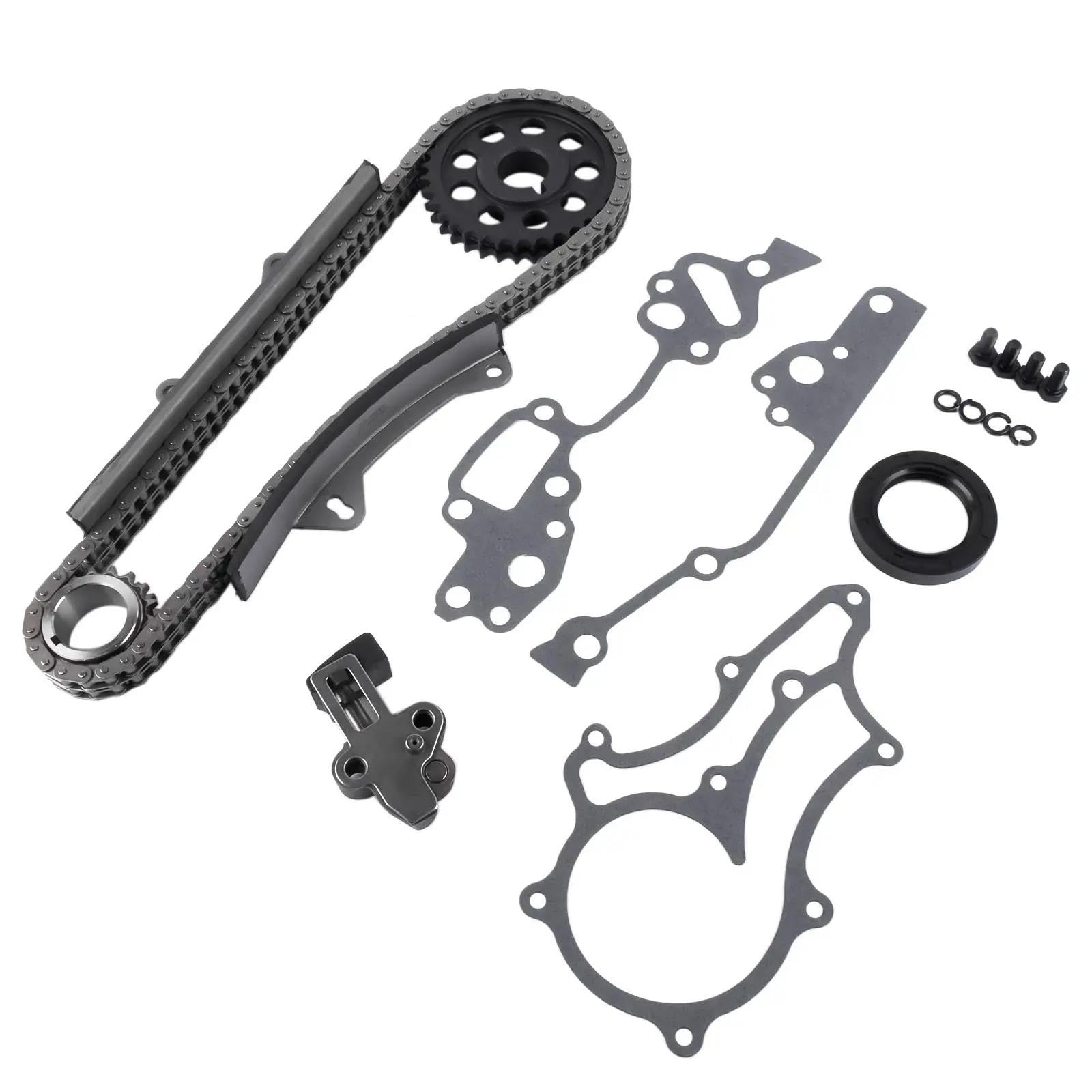 Kit de cadena de distribución y ajustador del árbo Kit Cadena Distribución Coches Accesorios 13523-38011 Para 4Runner Para Celica Para Pickup 2.4L 22R 22RE 22REC 1985-1995