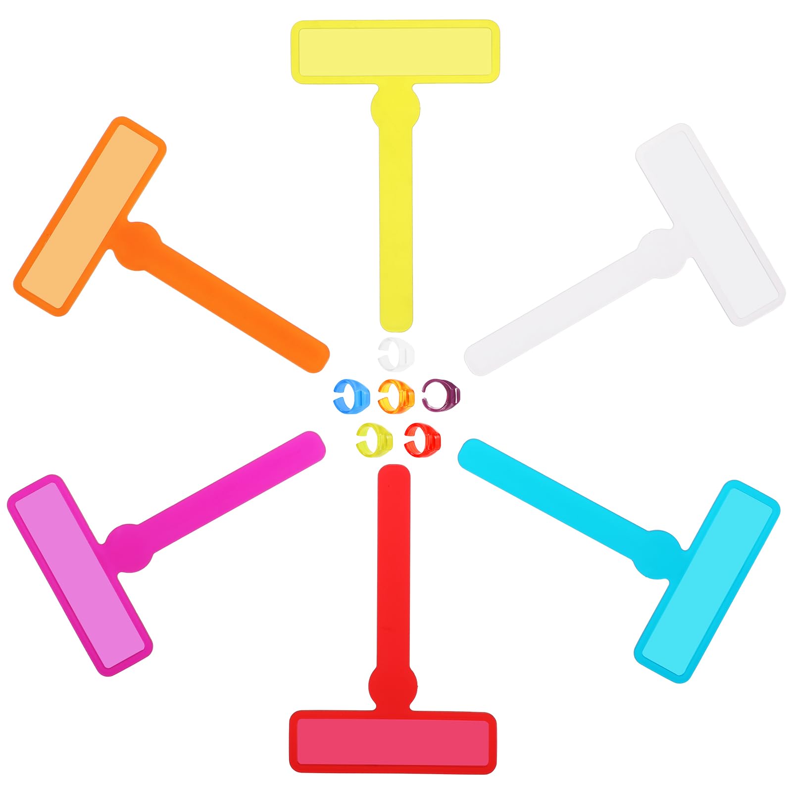 Tyqour 12pcs Dyslexia Tools for Kids Highlighter for Reading Trackers for Kids Guided Reading Strips Reading Tools with Finger Pointers for Kids Reading Colored Overlays for Dyslexia