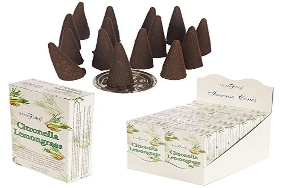 Pukinator Lemon Stamford Hex Citronella Incense Cones