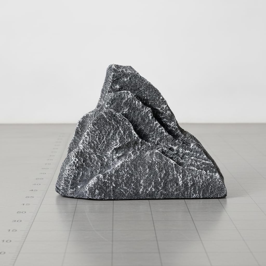 Scoglio Finto per Arredamento in Schiuma con Superficie Rugosa Naturale per Fotografia Eventi E Recitazione Adatta per Giardino Terrazzo E Esposizione in Negozio, 50cm L x 45cm 14cm P