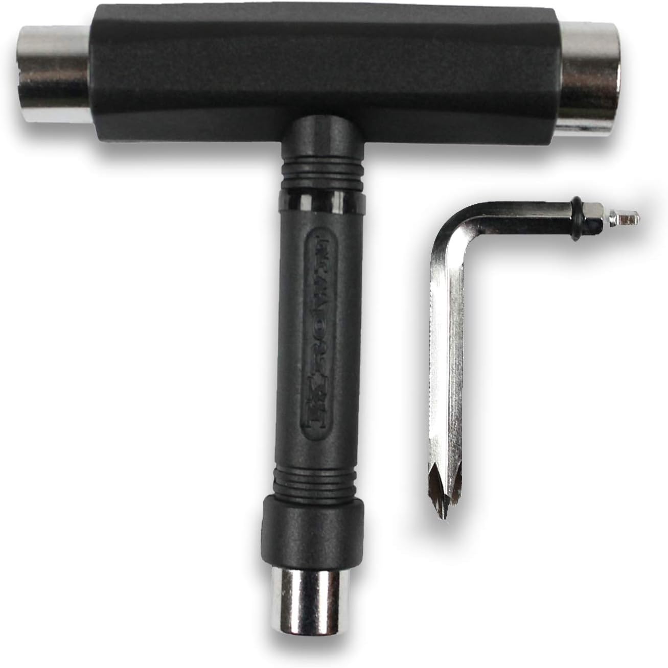 Krown Skateboards T-Tool All-in-ONE Tool Skateboard Longboard Black fits in Pocket