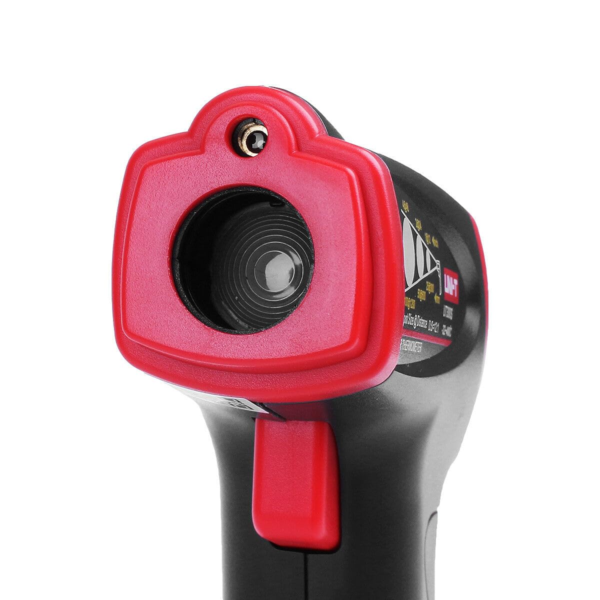 UNI-T UT300S Pistola termometro a infrarossi da -32 °C a 400 °C, senza contatto, digitale, con emissione regolabile, HVAC, motore, scarico, sicurezza alimentare, barbecue industriale