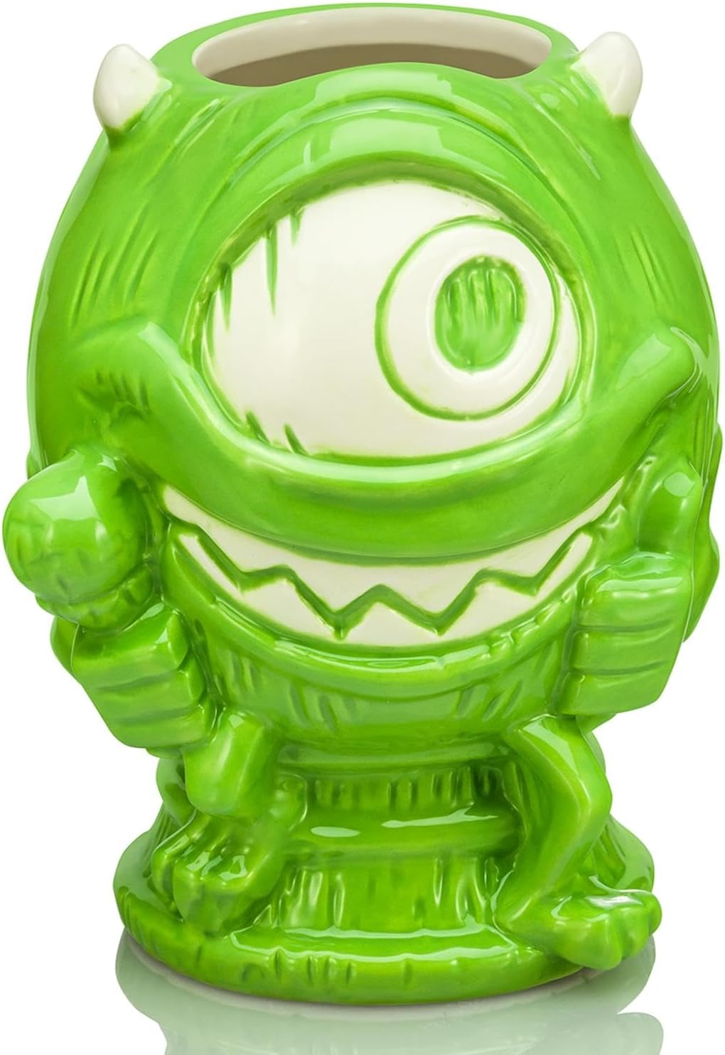 Geeki Tikis Disney Pixar Monster'S, Inc. Mike Wazowski Ceramic Mug | Party Cocktail Tumbler For Liquor And Beverages | Holds 20 Ounces