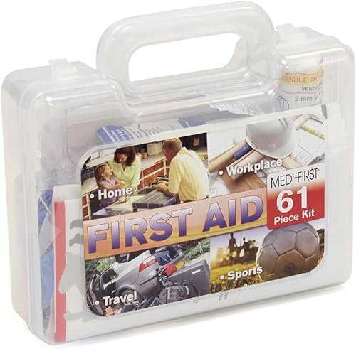Medique 40061 Botiquín de primeros auxilios, 61 piezas, 61 piezas