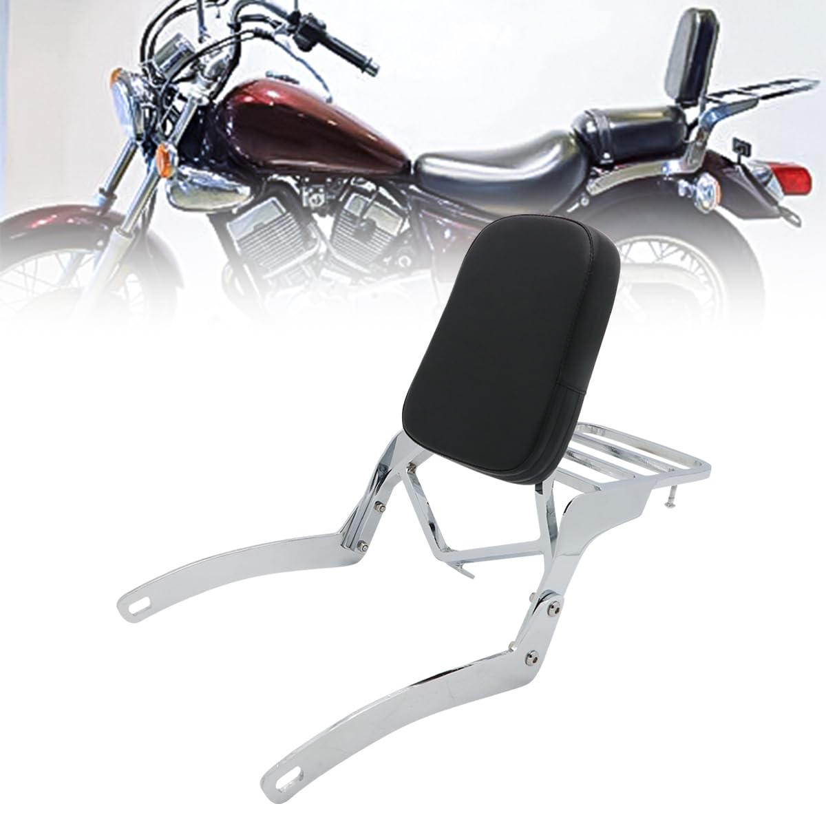 Amazon | FENGREN モーターサイクル パッセンジャー バックレスト
