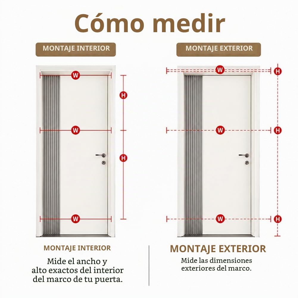 Puerta Acordeón Interior A Medida, Puerta Plegable Corredera para Armario con Marco De Aluminio para Dormitorio, Baño Y Cocina
