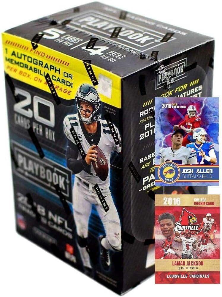 2018 Panini PLAYBOOK Factory Sealed Football Card Box 1