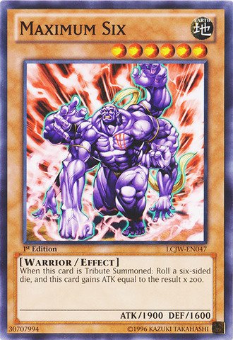 YU-GI-OH! - Maximum Six (LCJW-EN047) - Legendary Collection 4: Joey's World - 1st Edition