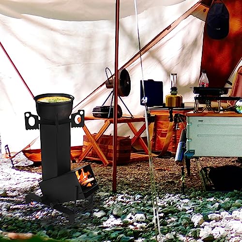 Neature Heavy Duty Small Portable Rocket Stove Wood Burning Camping Stove For Camping, Hiking, Picnic, Hunting, And Other Outdoor Activities #TOP4