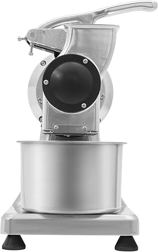 Miniatura 5 de Bepritm - Rallador eléctrico de queso, molinillo de queso comercial de 550 W con cubeta de acero inoxidable, máquina de rejilla de queso grande de