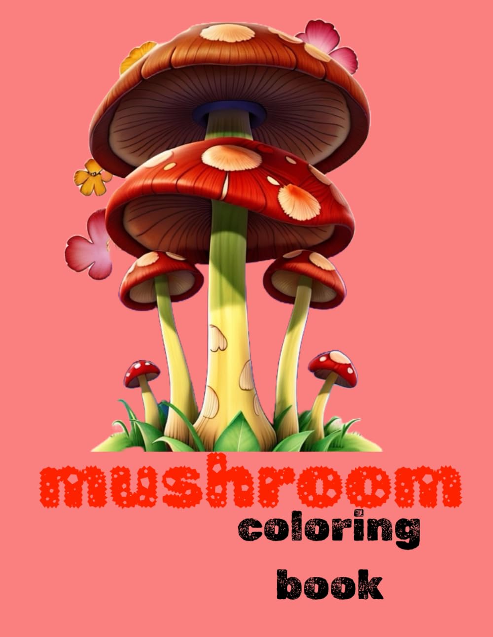 Mushroom: coloring book