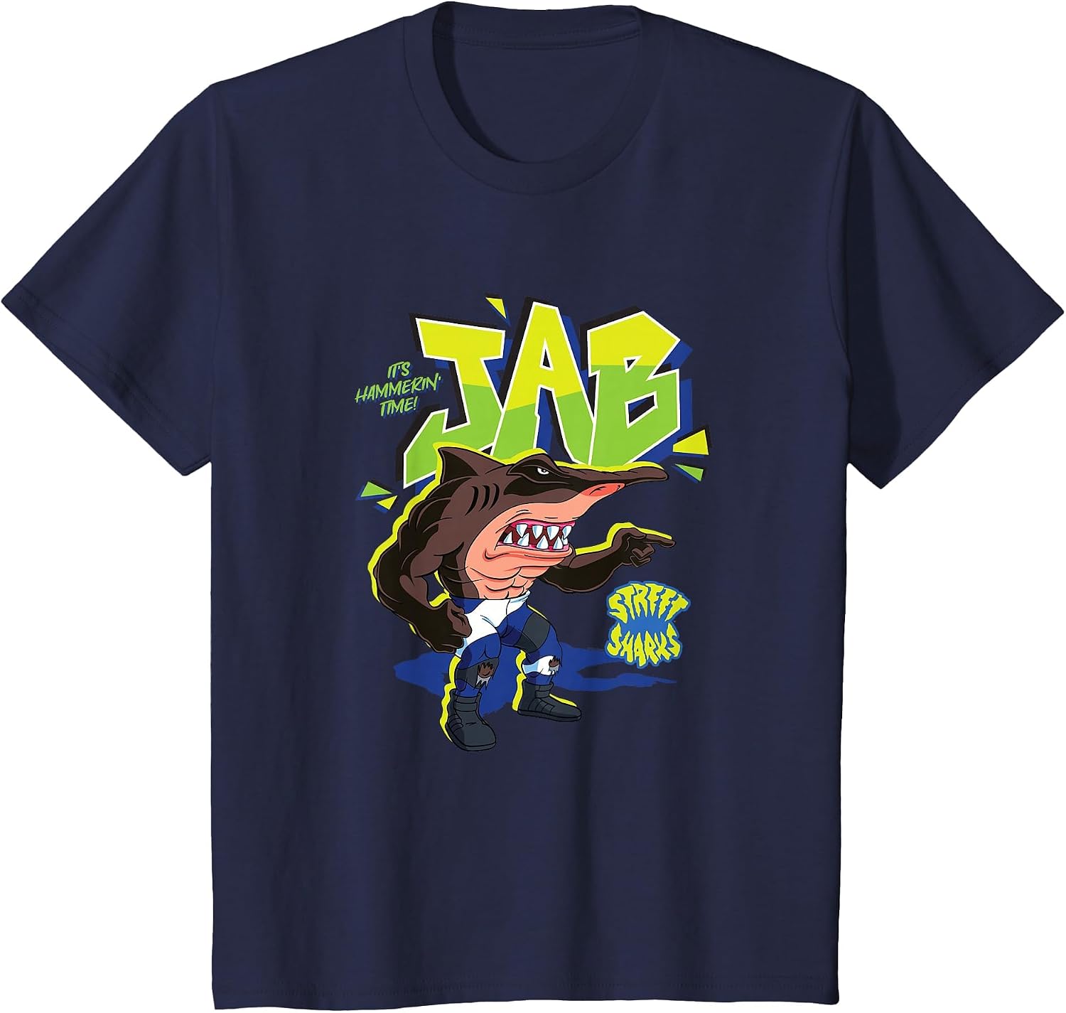 Street Sharks - Jab It's Hammerin' Time T-Shirt