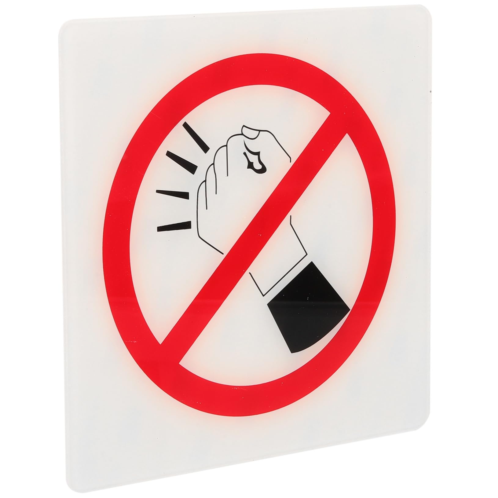 Amazon | OATIPHO アクリル製ノック禁止ドアプレート ノック禁止の標識