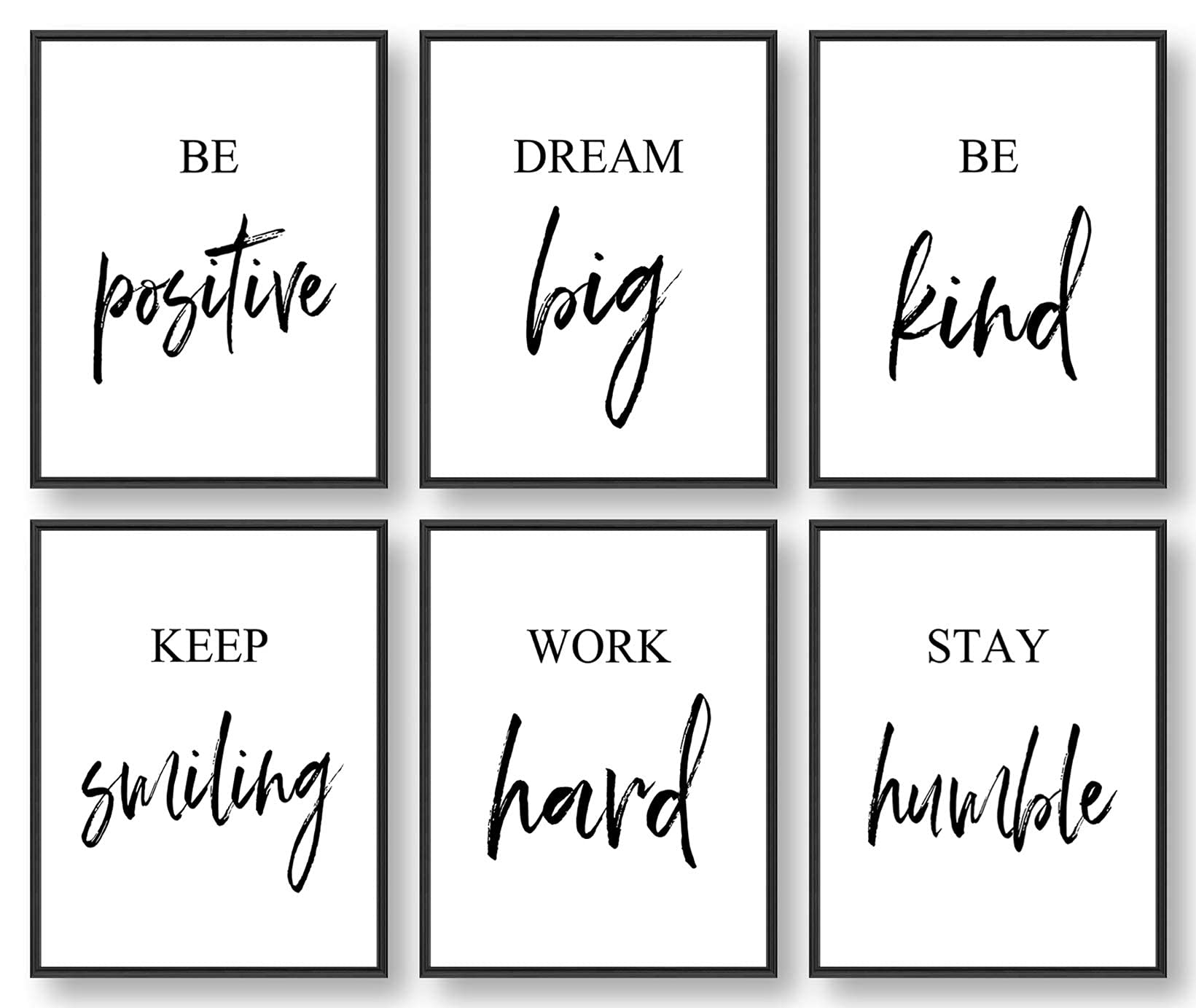 Buy OMATSBEH Inspirational Wall Art, Motivational Wall Art, Office Wall