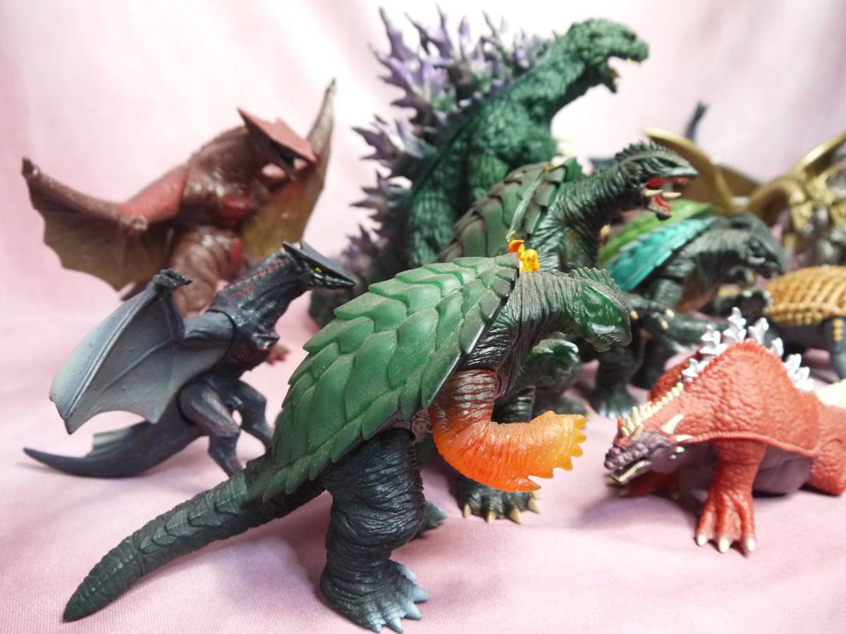 ガメラ ゴジラ キングギドラ　大映　ゴジラシリーズ　昭和レトロ 当時物 ソフビ ガメラ ゴジラ キングギドラ大映ゴジラシリーズ昭和レトロ 当時