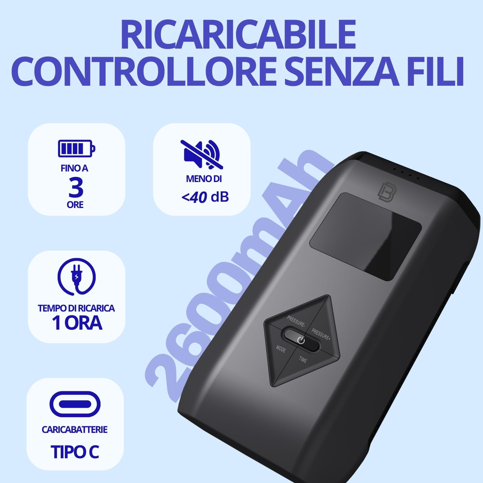 BOOTECH Pressoterapia Wireless per Casa, Massaggiatore Gambe Stanche, Recovery Boots Migliora Circolazione, Recupero Muscolare, Drenaggio Linfatico, Anticellulite, Batteria 3H Controllo App (L)
