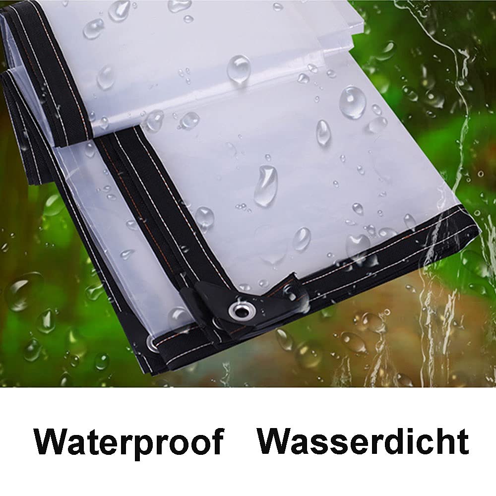 Amazon | グロメット付きクリアタープ 温室防水透明ターポリン