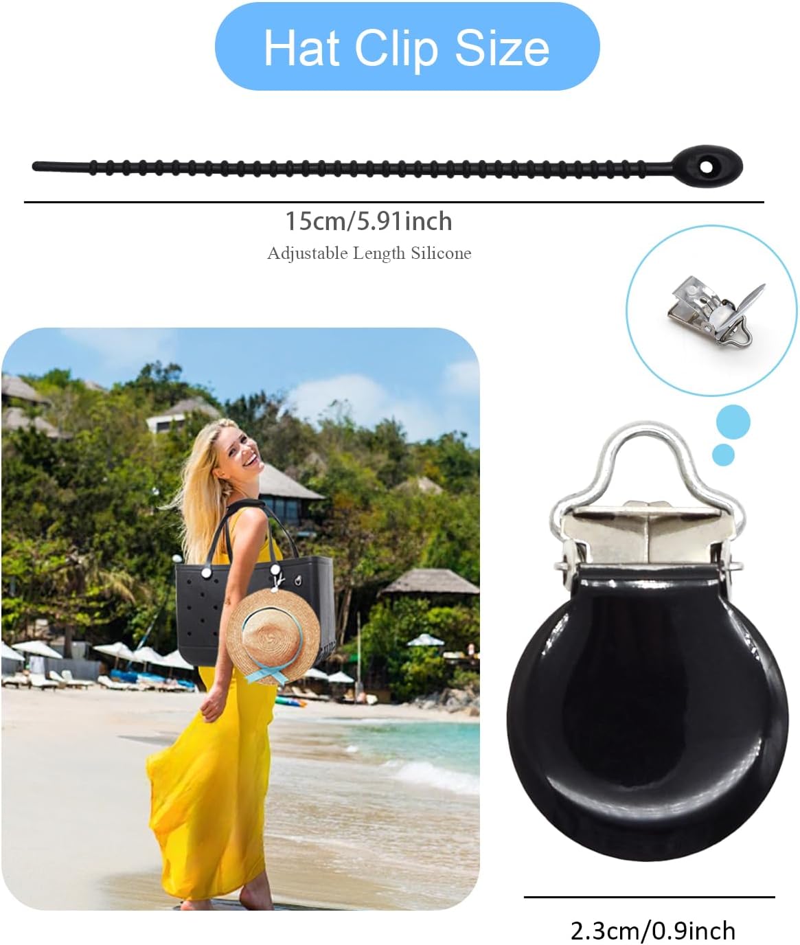 Bag Strap & Phone Holder for Bogg Bag Accessories, Crossbody Shoulder Strap Handle Wrap with Hat Clip