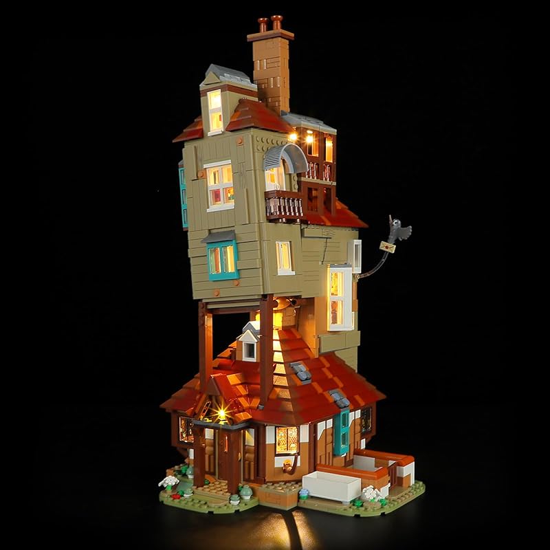 Kit de luces 2.0 para la edición de coleccionista de The Burrow - Iluminación LED innovadora compatible con Harry Potter 76437 - Juego de Lego no incluido