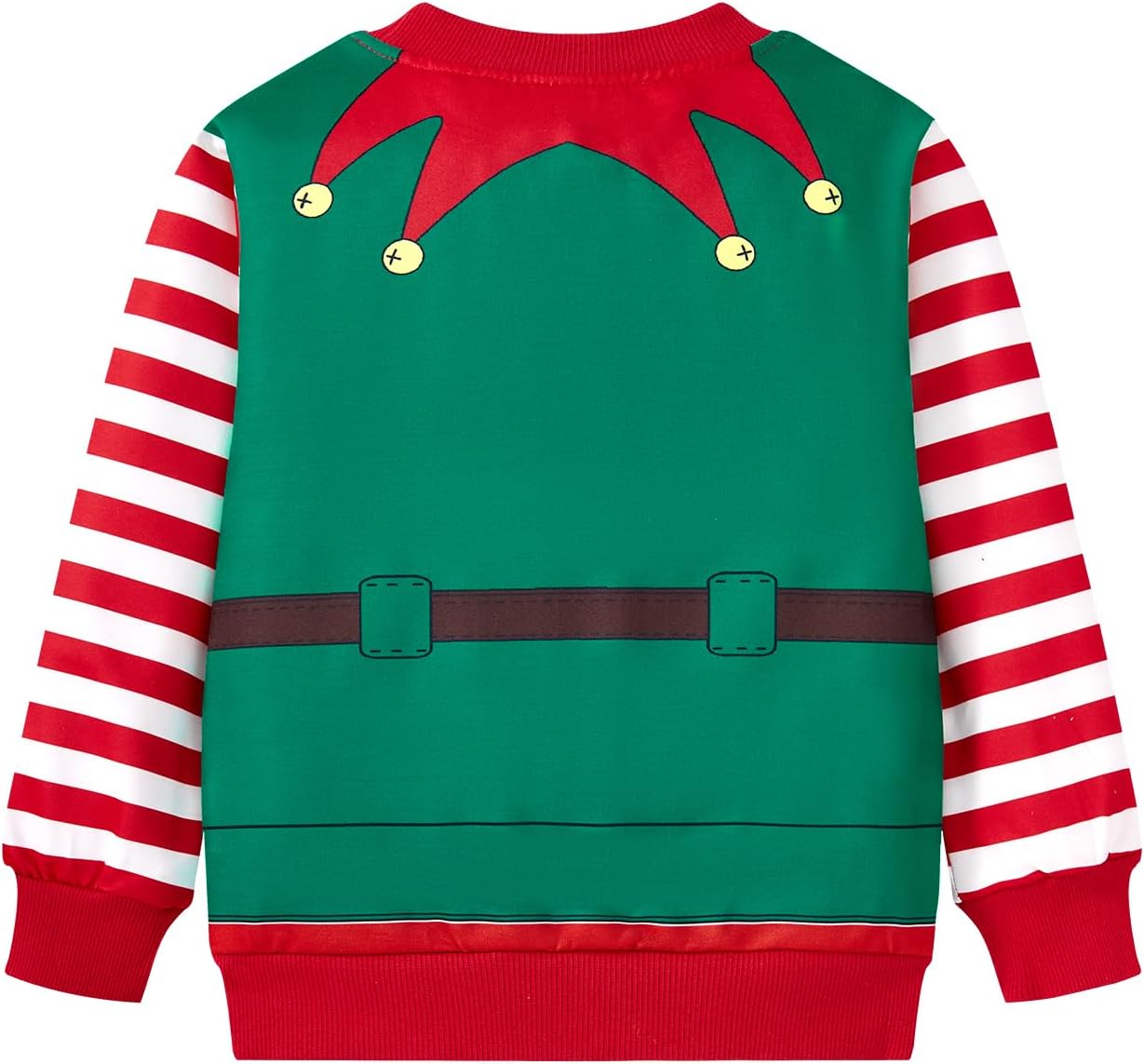 Akyzic Baby Boys Girls Sweatshirts Christmas Reindeer Fleece Crewneck Pullover Xmas Winter Warm Sweaters Tops 2t-6t