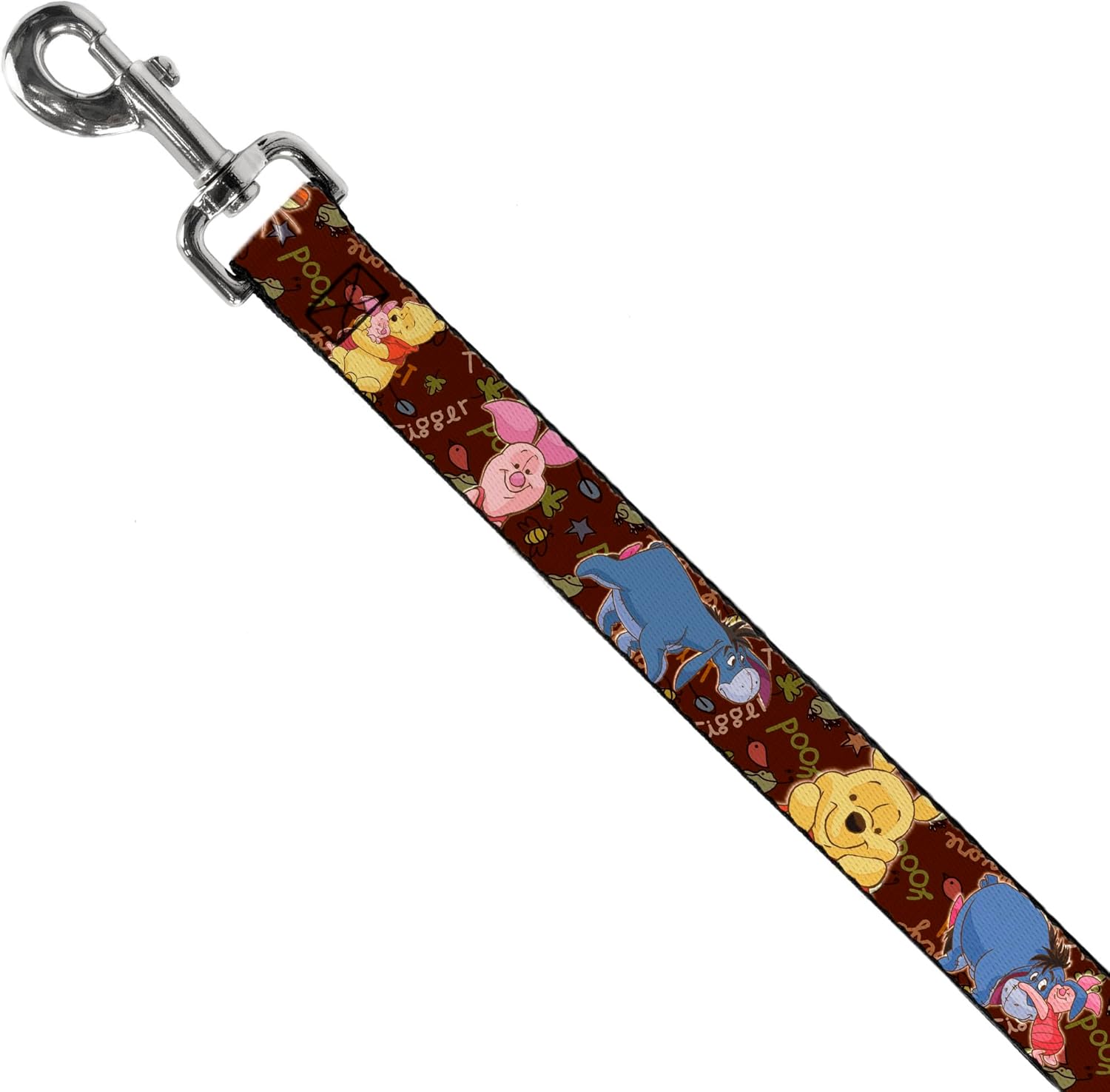 Dog Leash Winnie The Pooh Character Poses 6 Feet Long 1.5 Inch Wide
