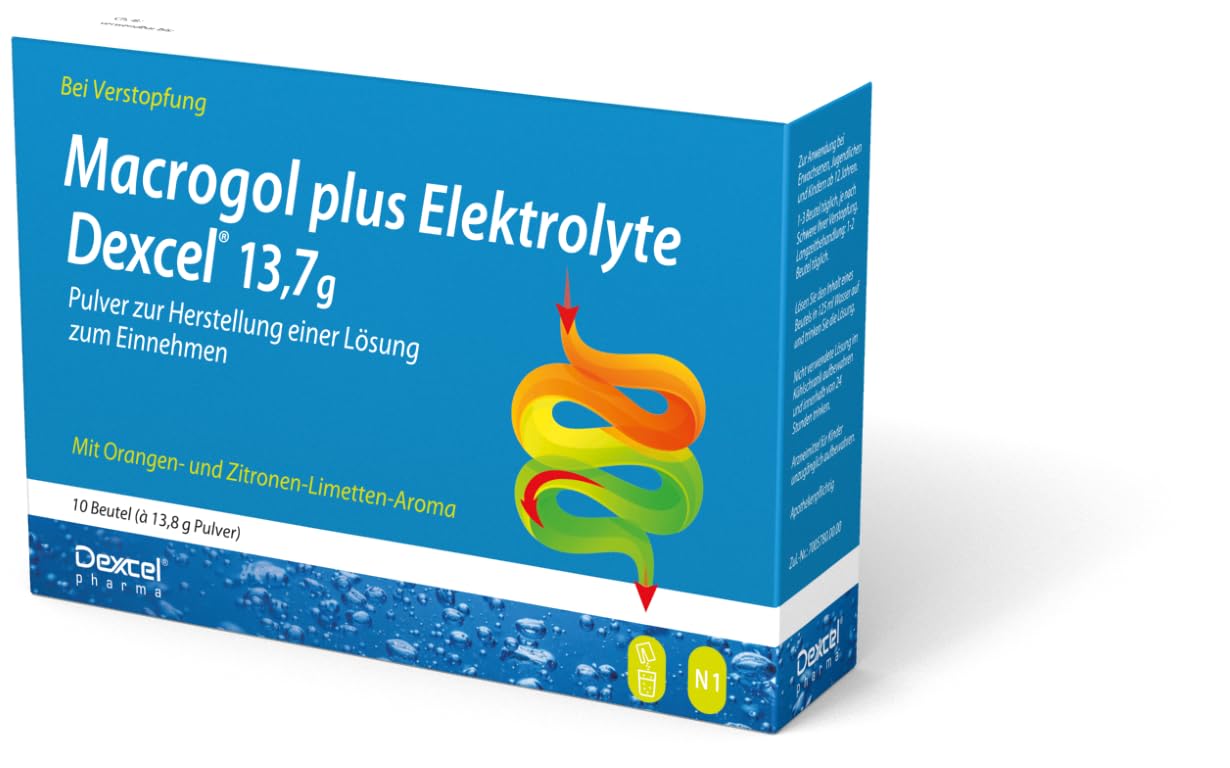 Macrogol Dexcel plus Elektrolyte bei Verstopfung – 10 Beutel
