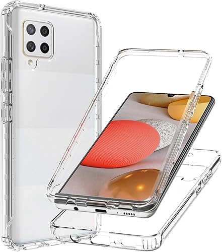 Miniatura 6 de Funda de teléfono para Galaxy A42 5G, Samsung A42 5G para niñas y mujeres, carcasa protectora de cuerpo completo transparente a prueba de golpes