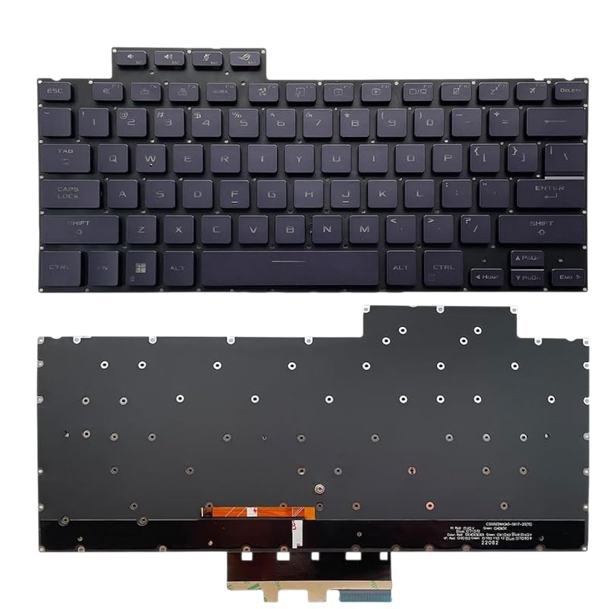 FORIDA Laptop Keyboard Compatible for Asus ROG Zephyrus G14 GA402 GA402R GA402X GA402RJ GA402RK 0KNR0-261VUS00 0KNR0-2919US00 V205526CS1 6037B0236101 V202526US1 with Backlit