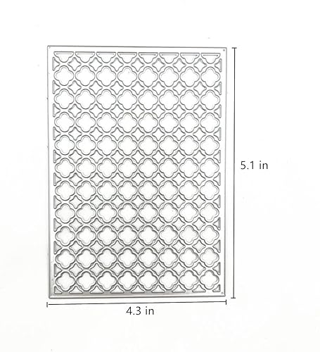Miniatura 2 de Marco rectangular de metal con fondo hueco, troquelado de marco de flores, plantillas de molde de plantillas para manualidades, manualidades,