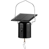 Solar Powered Wind Spinner Motor, Mobile Rotating Motor, Small Automatic Turner for Wind Chimes, Hanging Garden Spinners, Hanging Display Art Ornaments for Outdoor