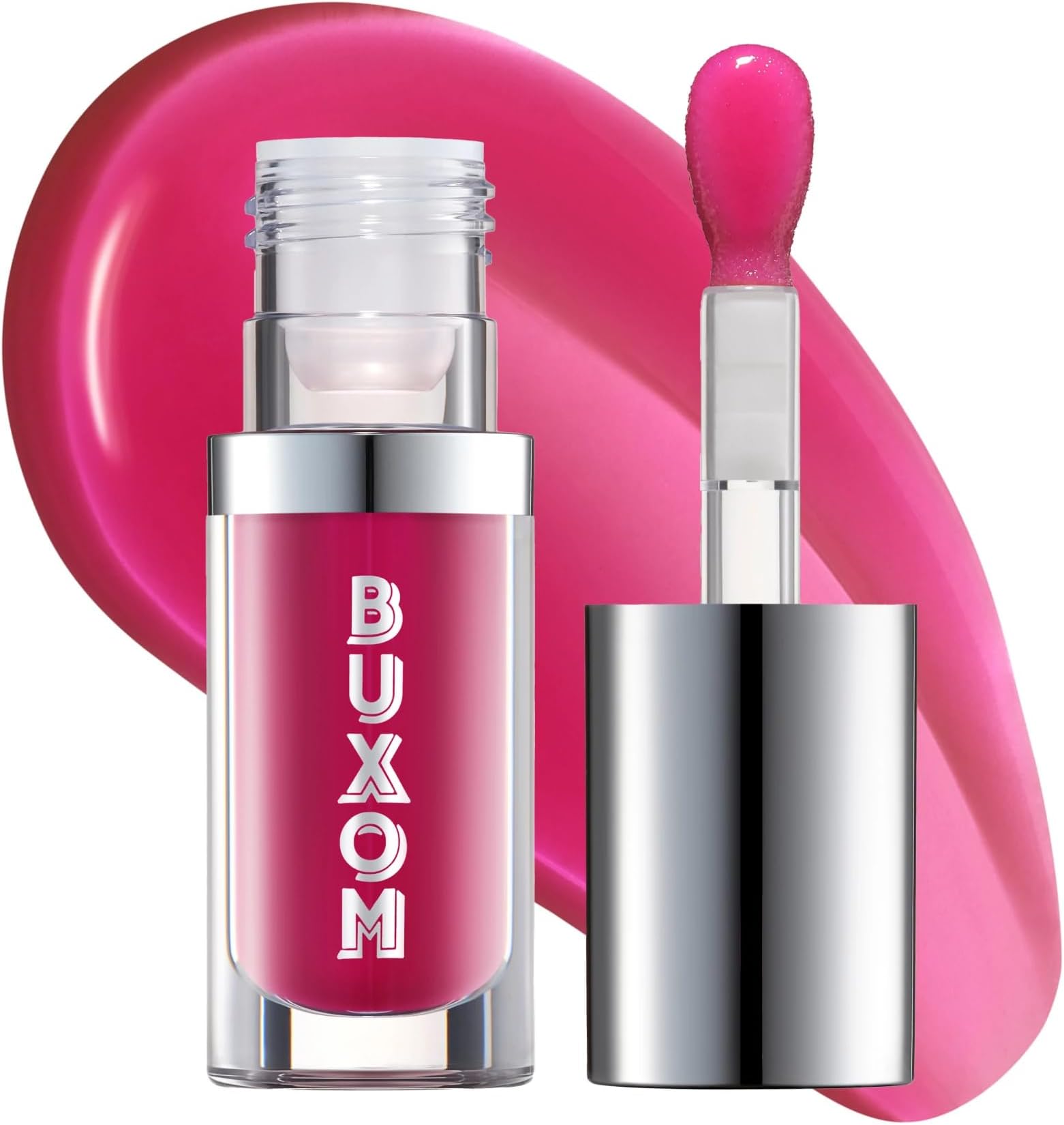 Full-On Plumping Glossy Lip Oil, Nourishing & Hydrating Tinted Lip Gloss, Juicy High-Shine Finish, Non-Sticky Formula, Cruelty-Free