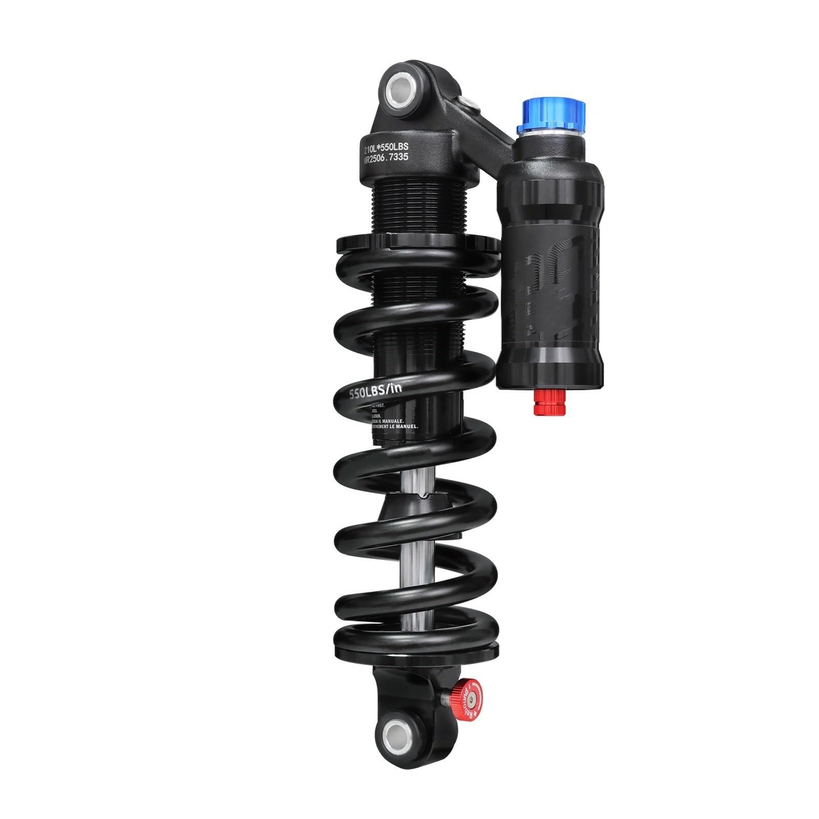 suspensión neumática trasera amortiguadores Amortiguador Resorte RCT2 Para Bicicleta Montaña (190Mm 210Mm 230Mm) Con Ajuste Presión Aire Amortiguación, DH XM MTB.(230mm)