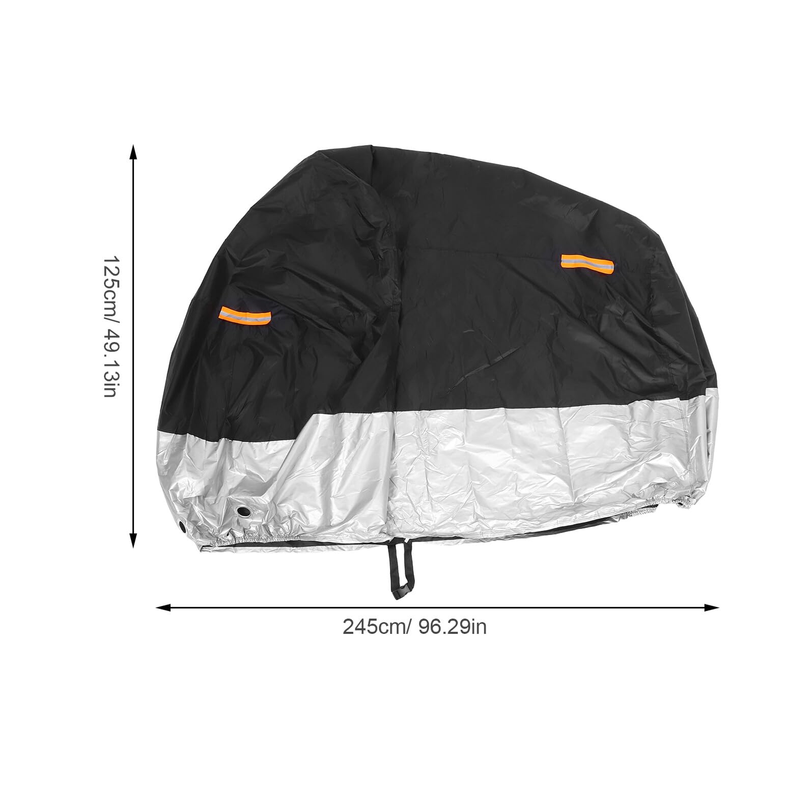 Gatuida Housse Imperméable Moto XXL Oxford Protection Complète Anti-UV et Pluie avec Bande Réfléchissante Housse de Protection pour Motos et Scooters Électriques