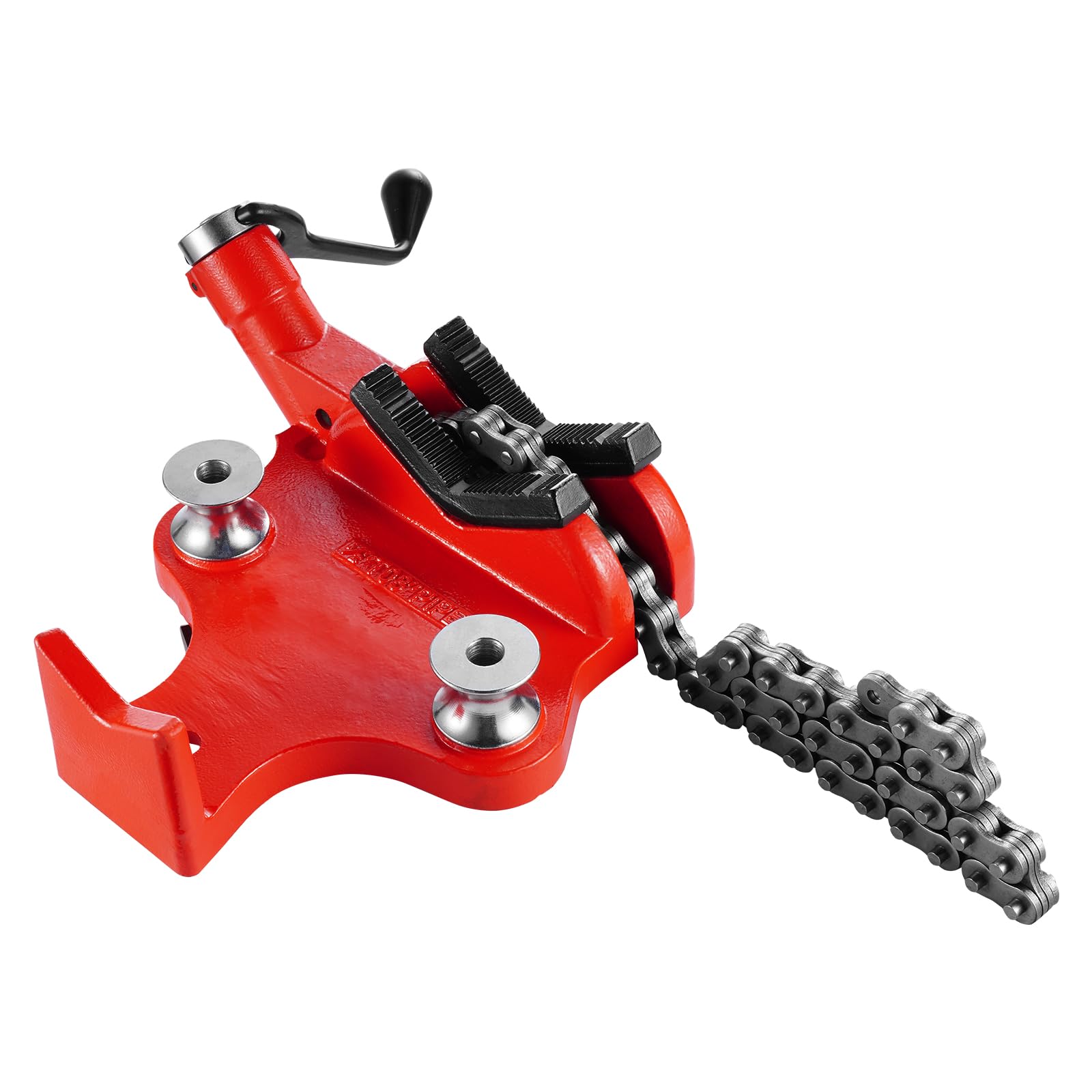 VEVOR Morsa a Catena per Tubi per Impieghi Gravosi, Catena Robusta da 880 mm e Base in Ghisa, Morsa a Catena con Leva, per Idraulica, Riparazioni Automobilistiche, Lavorazione dei Metalli