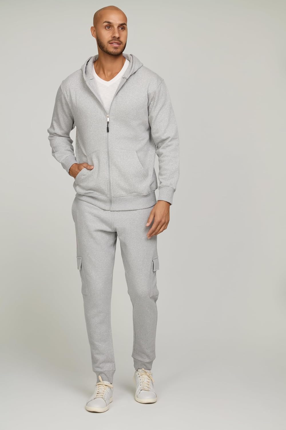 PURE CHAMP 3 Pack Fleece Hoodies for Men Long Sleeve Essentials Hoodie Cotton Active Athletic Workout Sweatshirts for Men - Image 2