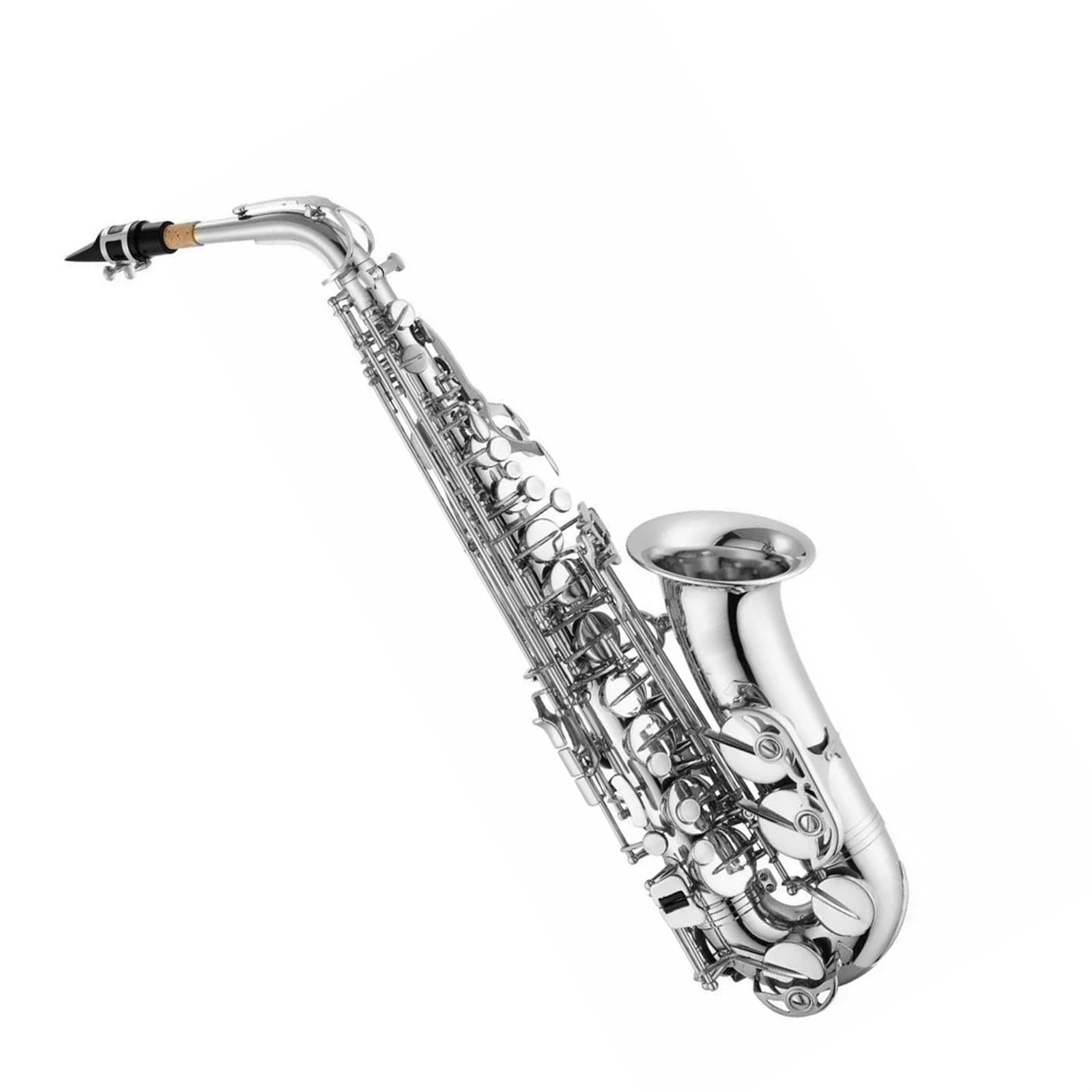 Saksofon Altowy Eb Tune Mosiądz Złoty Lakier Instrument Muzyczny E-płaski Saksofon Z Akcesoriami Do Futerału profesjonalny Saksofon (Color : Golden)