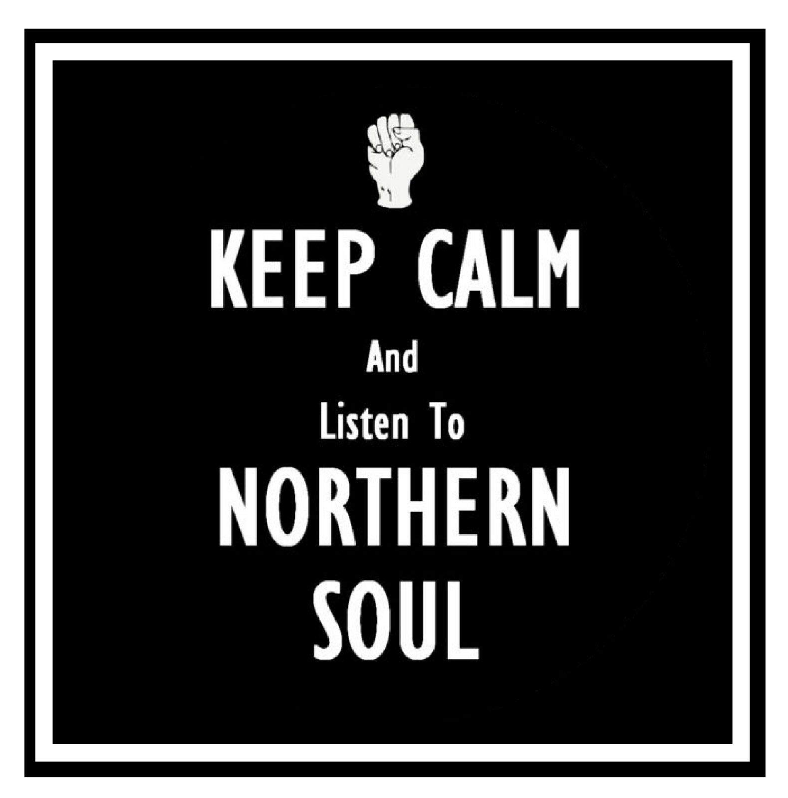 Yelacecca KEEP CALM LISTEN TO NORTHERN SOUL Metal Sign New sign 12x12 inches