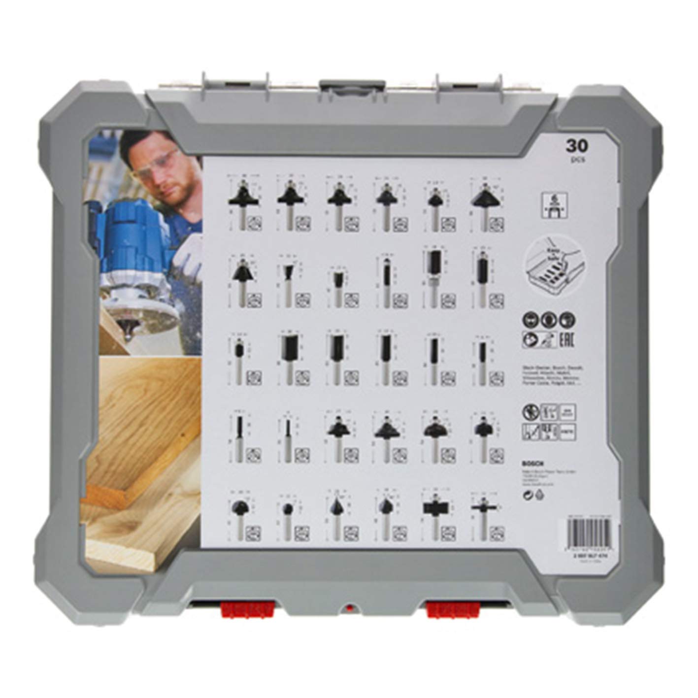 Flаѕh Sаlе Buу 1 gеt 1 Bosch Professional 2607017474 30-Piece Set Wood Router Bit Set for 6mm Shank Router