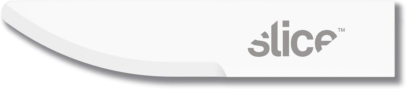 Slice 10520-CS Craft Blades, Fits Most Craft Handle Knives, Ceramic Blade, 24 Blades, White