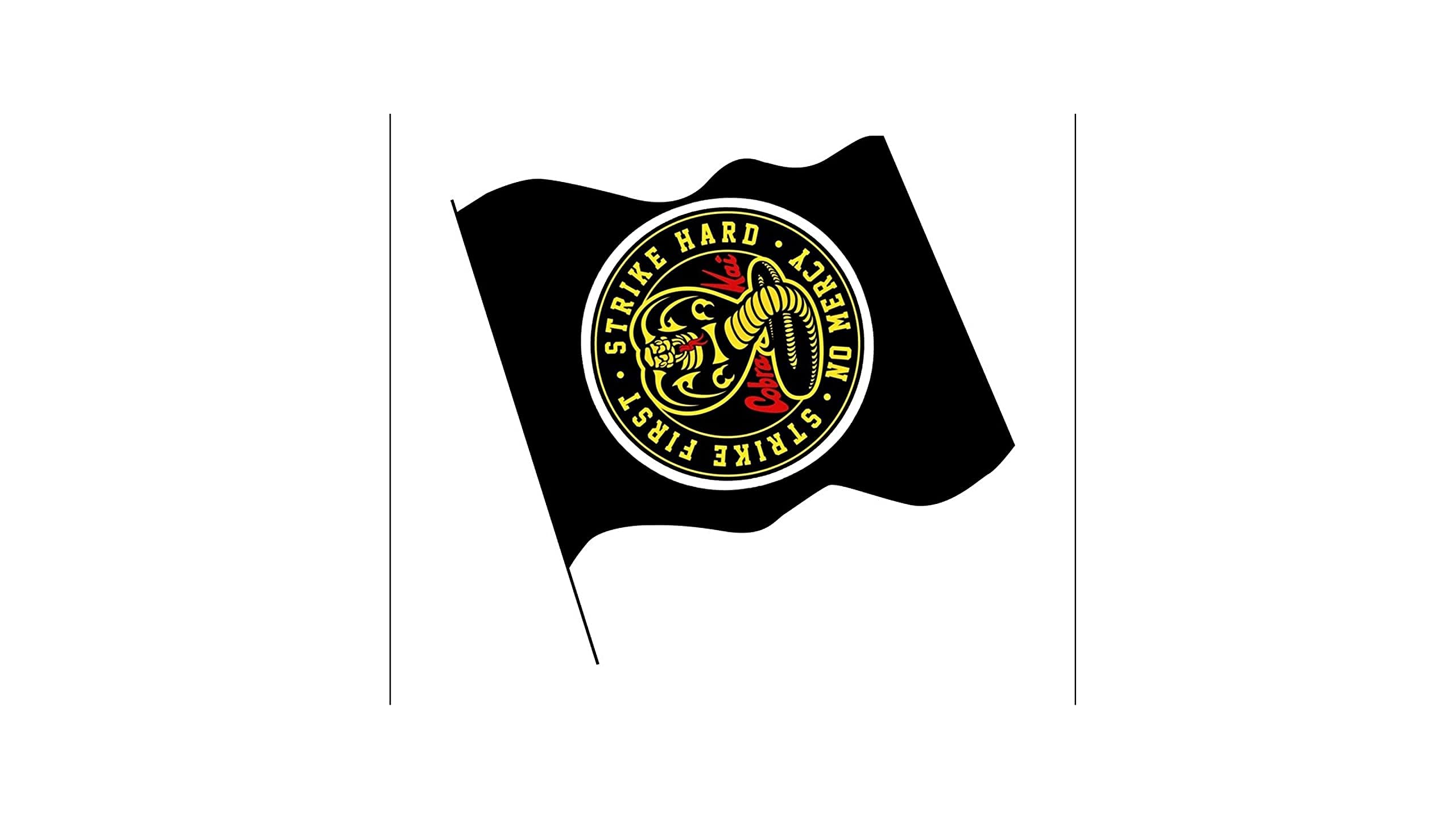 Strike First Strike Hard No Mercy FLAG 36inch x2 3inch Outdoor Decorations - Image 2