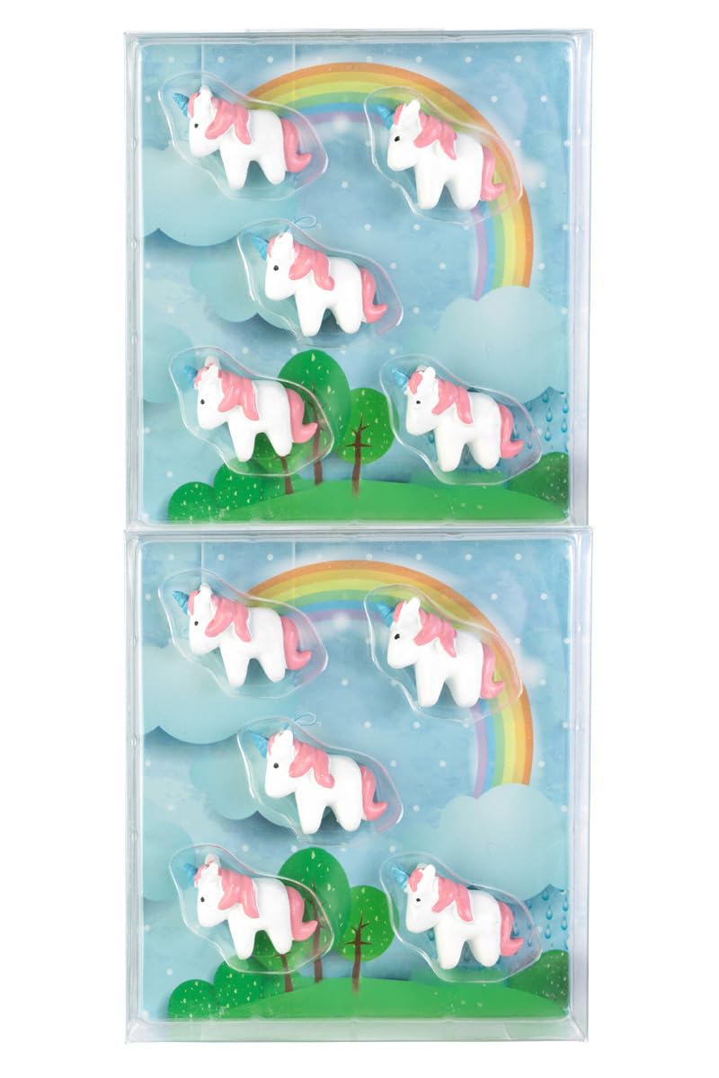 Aimants licorne multicolores magnets décoratifs avion pour tableau magnétique et réfrigérateur