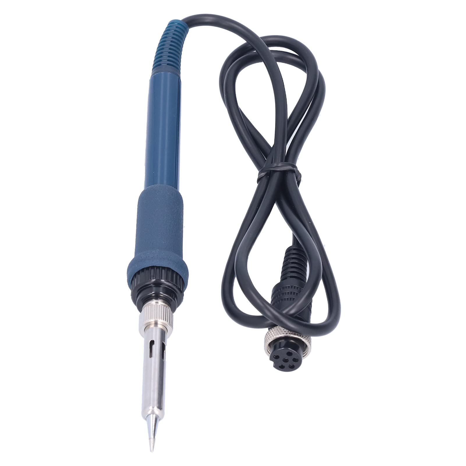Maniglia per Saldatore Maniglia per Manipolo per Saldatura Maniglia per Presa a 6 Fori Strumenti di Saldatura Sostitutivi per Stazione di Presa 19 Cm 60 W DC 26 V SBK907B